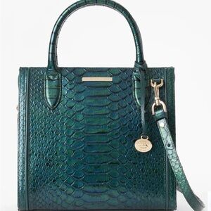 Brahmin small Caroline evergreen kalopsia genuine leather